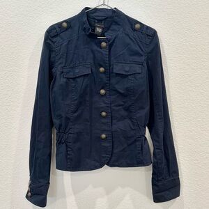 Strawberry Brand Dark Blue Long Sleeve Top Size M Good Condition